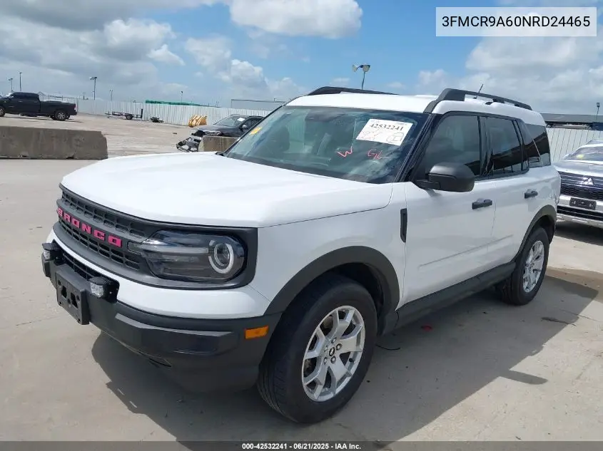 2022 Ford Bronco Sport VIN: 3FMCR9A60NRD24465 Lot: 42532241