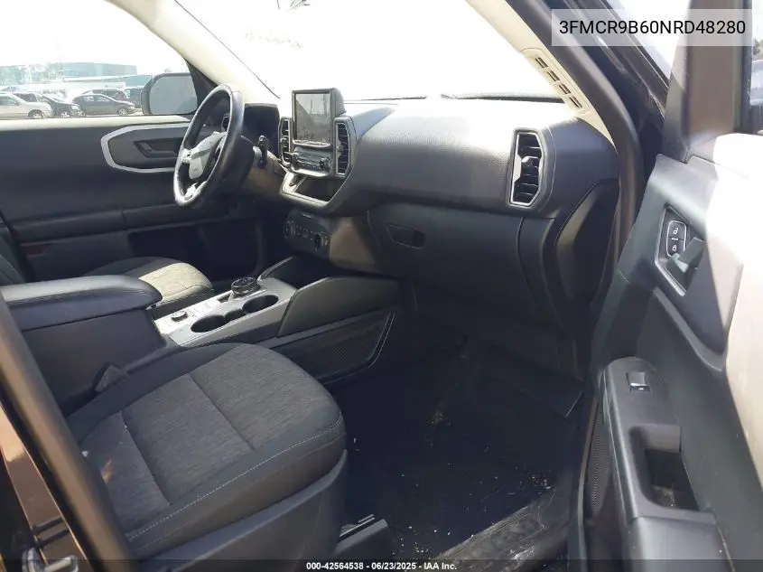2022 Ford Bronco Sport Big Bend VIN: 3FMCR9B60NRD48280 Lot: 42564538