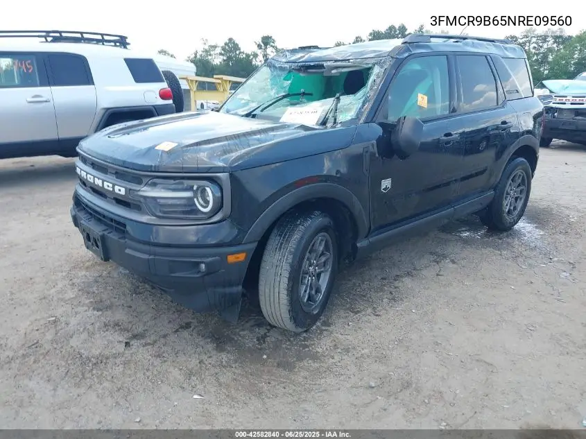 2022 Ford Bronco Sport Big Bend VIN: 3FMCR9B65NRE09560 Lot: 42582840