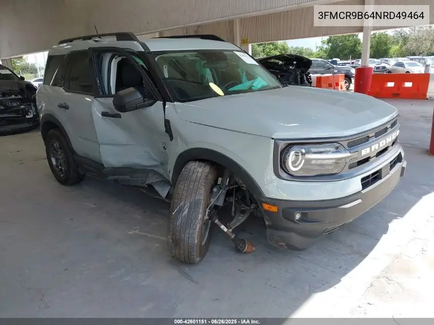 2022 Ford Bronco Sport Big Bend VIN: 3FMCR9B64NRD49464 Lot: 42601151