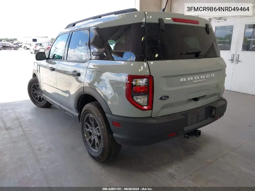 2022 Ford Bronco Sport Big Bend VIN: 3FMCR9B64NRD49464 Lot: 42601151