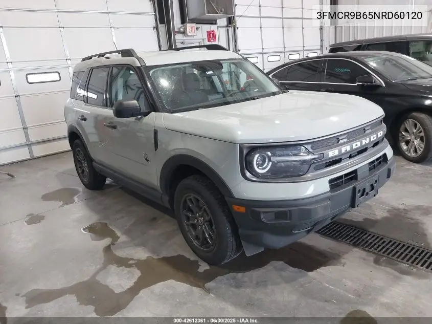 2022 Ford Bronco Sport Big Bend VIN: 3FMCR9B65NRD60120 Lot: 42612361