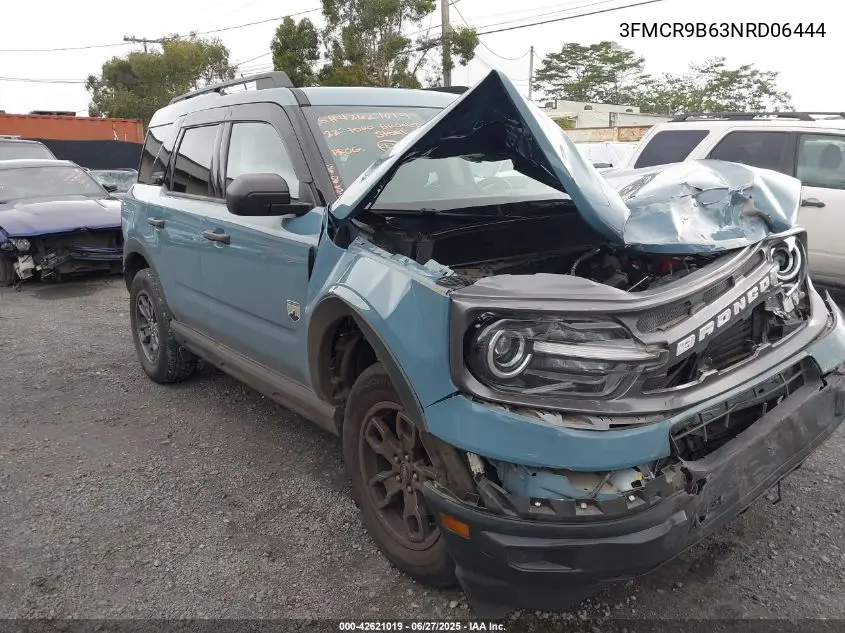 2022 Ford Bronco Sport Big Bend VIN: 3FMCR9B63NRD06444 Lot: 42621019