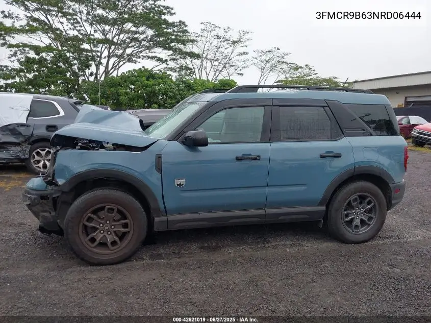 2022 Ford Bronco Sport Big Bend VIN: 3FMCR9B63NRD06444 Lot: 42621019