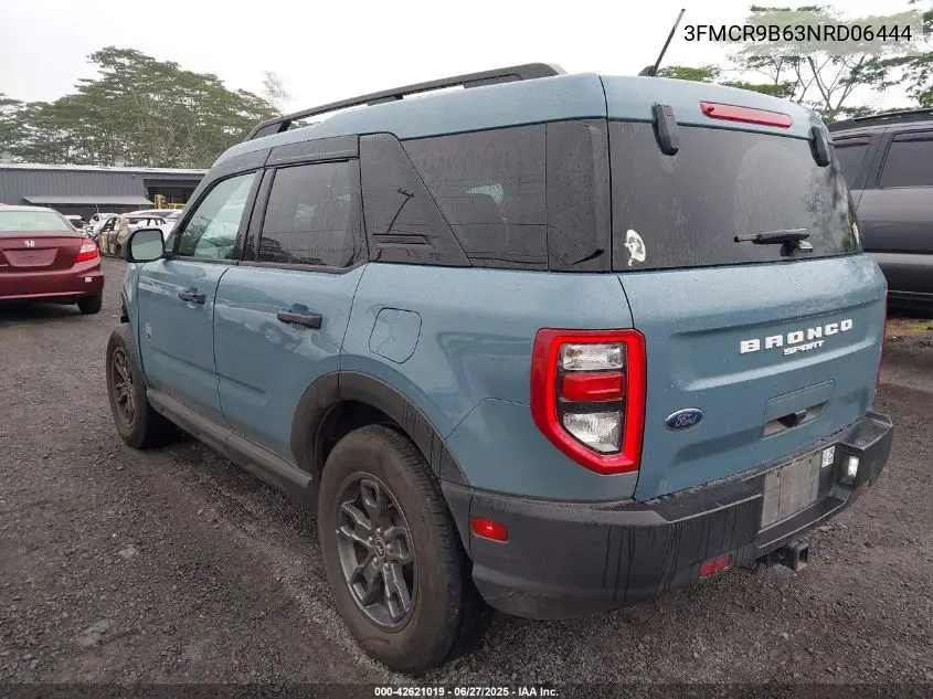 2022 Ford Bronco Sport Big Bend VIN: 3FMCR9B63NRD06444 Lot: 42621019