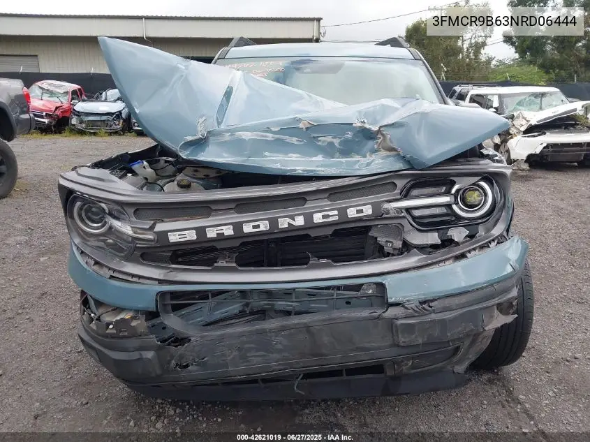 2022 Ford Bronco Sport Big Bend VIN: 3FMCR9B63NRD06444 Lot: 42621019