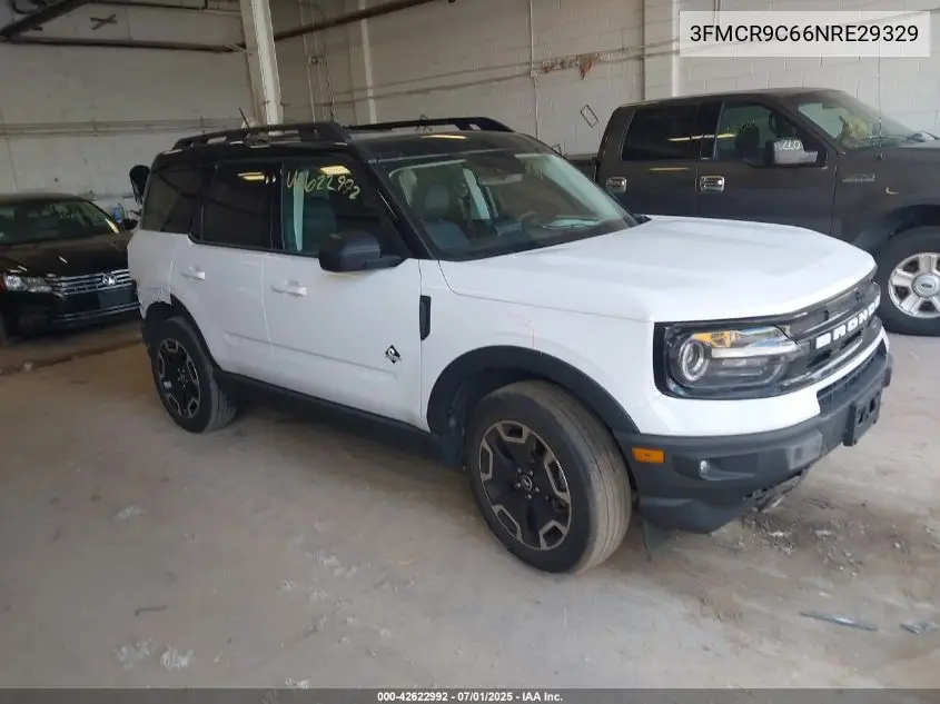 2022 Ford Bronco Sport Outer Banks VIN: 3FMCR9C66NRE29329 Lot: 42622992