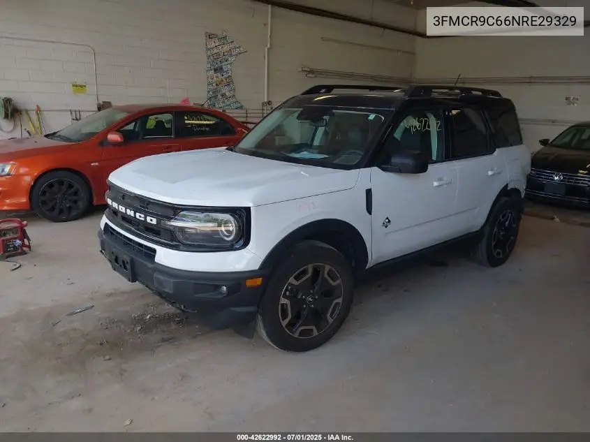 2022 Ford Bronco Sport Outer Banks VIN: 3FMCR9C66NRE29329 Lot: 42622992