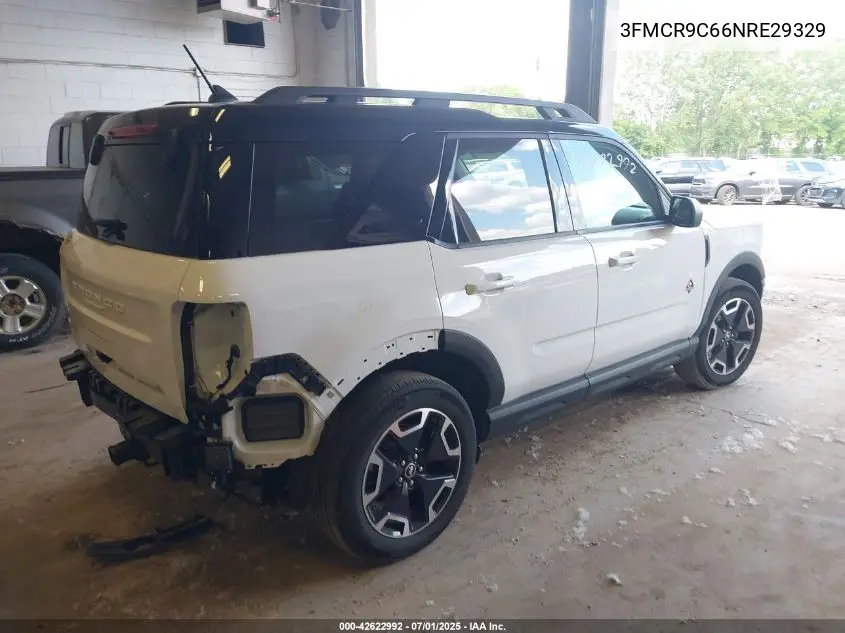 2022 Ford Bronco Sport Outer Banks VIN: 3FMCR9C66NRE29329 Lot: 42622992