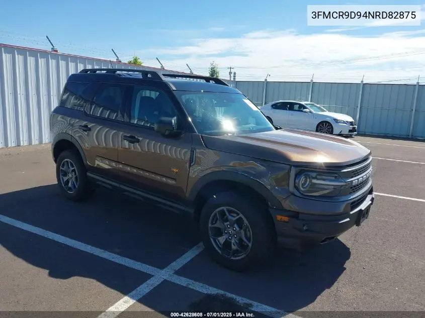 2022 Ford Bronco Sport Badlands VIN: 3FMCR9D94NRD82875 Lot: 42628608