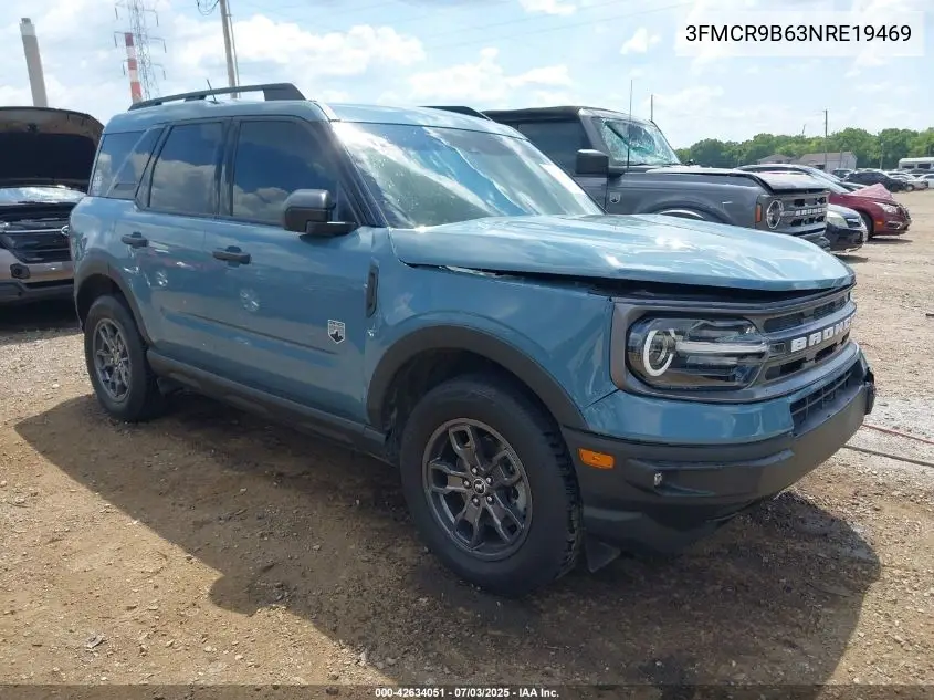 2022 Ford Bronco Sport Big Bend VIN: 3FMCR9B63NRE19469 Lot: 42634051