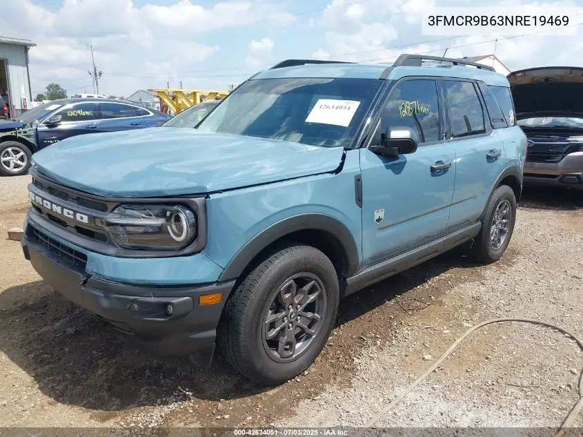 2022 Ford Bronco Sport Big Bend VIN: 3FMCR9B63NRE19469 Lot: 42634051