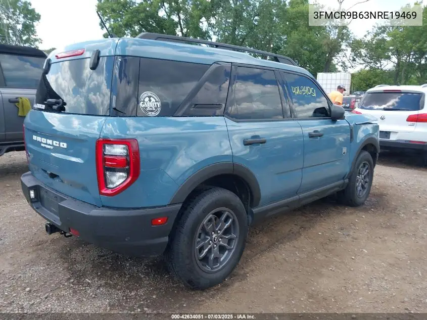2022 Ford Bronco Sport Big Bend VIN: 3FMCR9B63NRE19469 Lot: 42634051