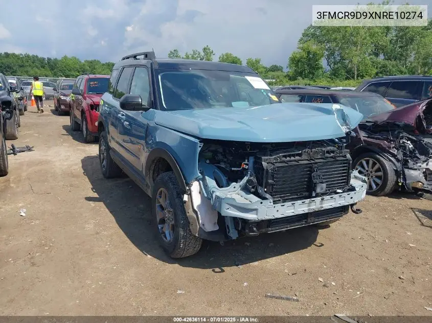 2022 Ford Bronco Sport Badlands VIN: 3FMCR9D9XNRE10274 Lot: 42636114