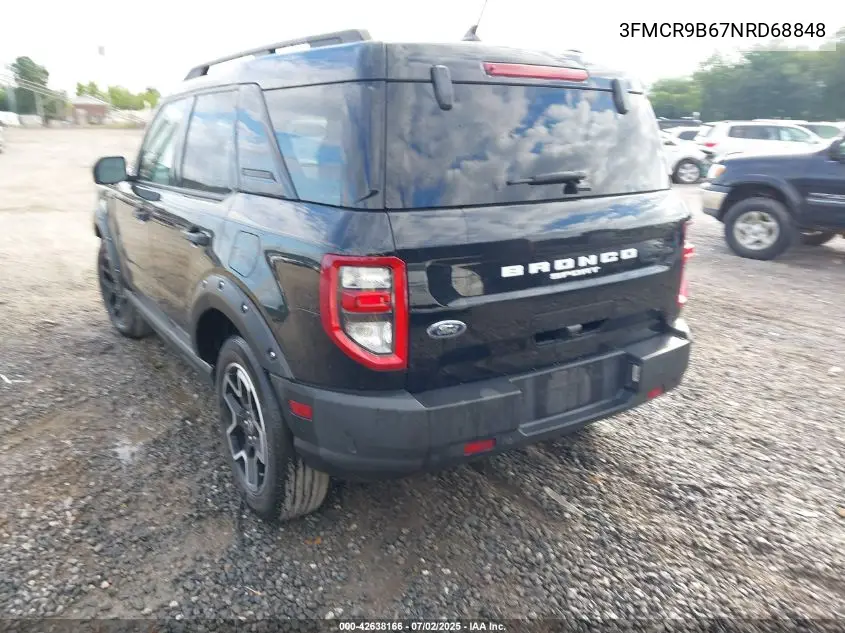 2022 Ford Bronco Sport Big Bend VIN: 3FMCR9B67NRD68848 Lot: 42638166