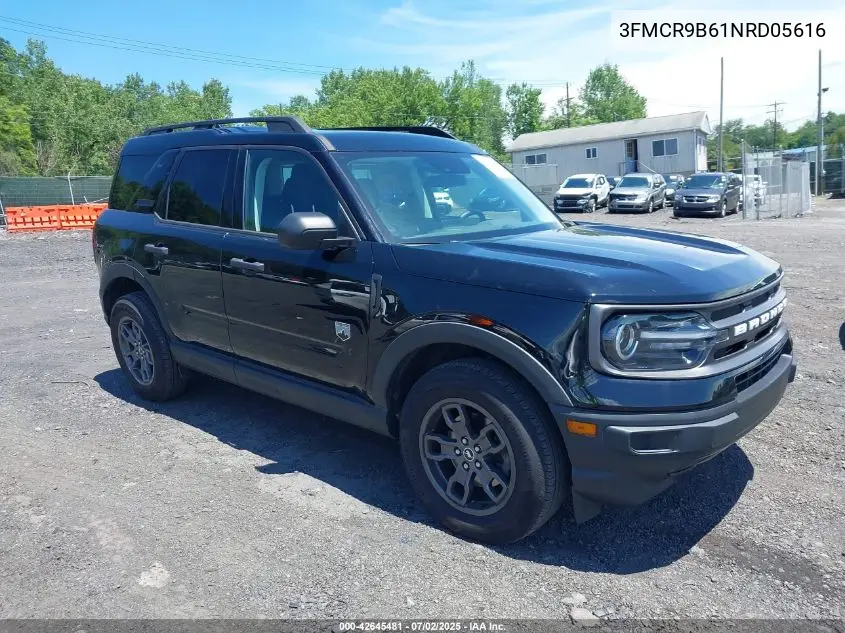 2022 Ford Bronco Sport Big Bend VIN: 3FMCR9B61NRD05616 Lot: 42645481
