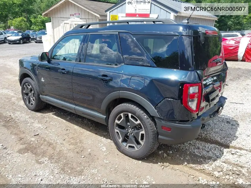 2022 Ford Bronco Sport Outer Banks VIN: 3FMCR9C66NRD00507 Lot: 42649579