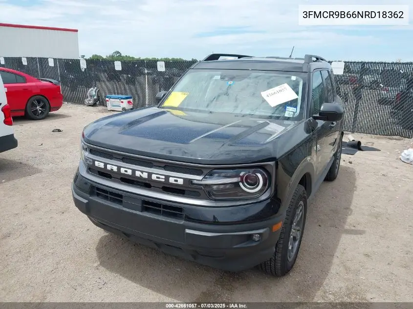 2022 Ford Bronco Sport Big Bend VIN: 3FMCR9B66NRD18362 Lot: 42661057