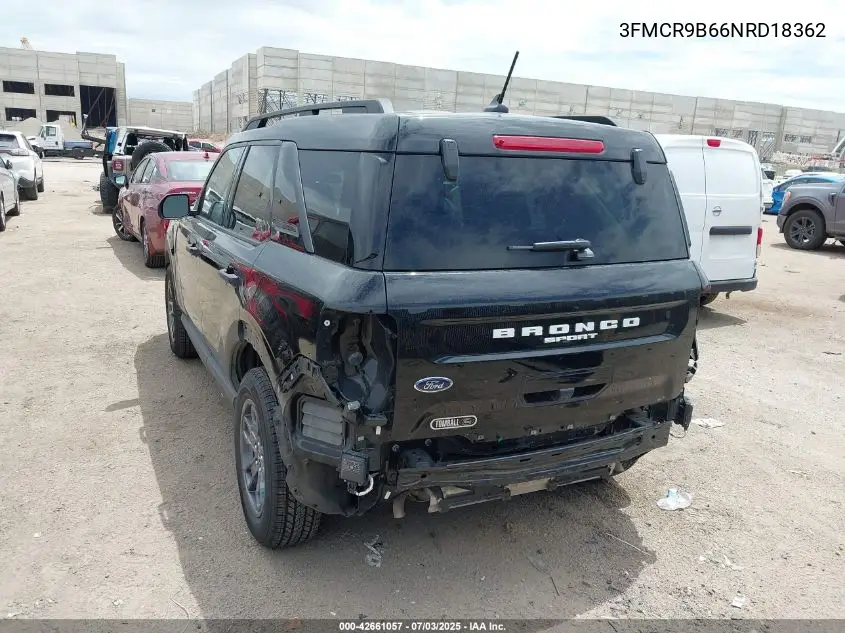 2022 Ford Bronco Sport Big Bend VIN: 3FMCR9B66NRD18362 Lot: 42661057
