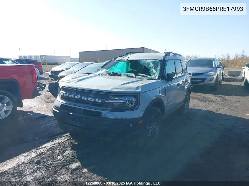 2023 Ford Bronco Sport Big Bend VIN: 3FMCR9B66PRE17993 Lot: 12268060