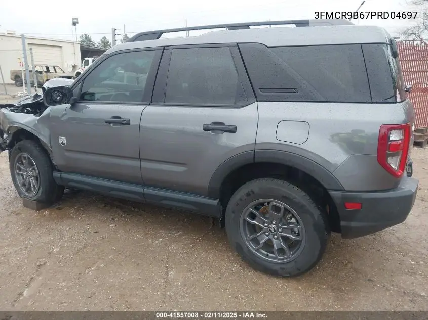 2023 Ford Bronco Sport Big Bend VIN: 3FMCR9B67PRD04697 Lot: 41557008
