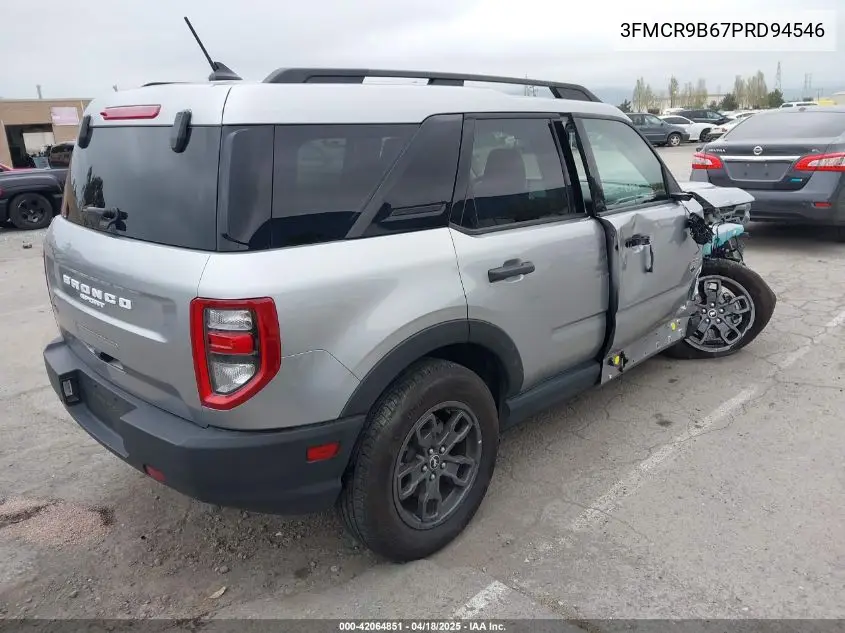 2023 Ford Bronco Sport Big Bend VIN: 3FMCR9B67PRD94546 Lot: 42064851