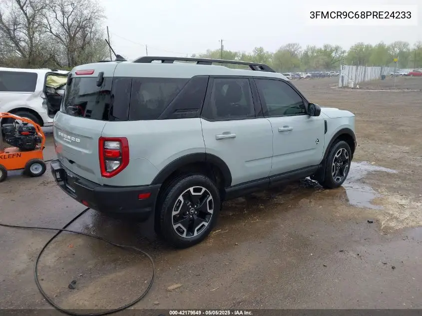 2023 Ford Bronco Sport Outer Banks VIN: 3FMCR9C68PRE24233 Lot: 42179549