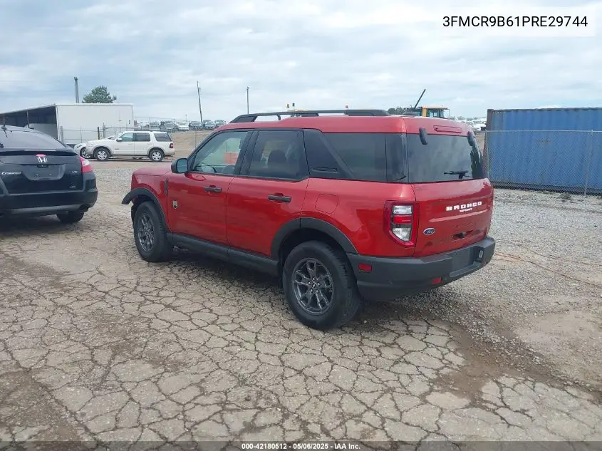 2023 Ford Bronco Sport Big Bend VIN: 3FMCR9B61PRE29744 Lot: 42180512