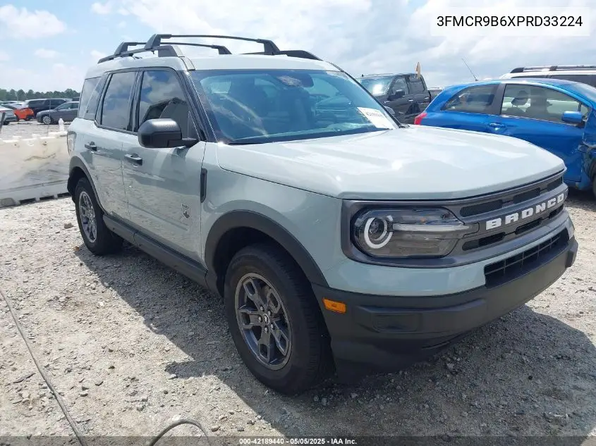 2023 Ford Bronco Sport Big Bend VIN: 3FMCR9B6XPRD33224 Lot: 42189440
