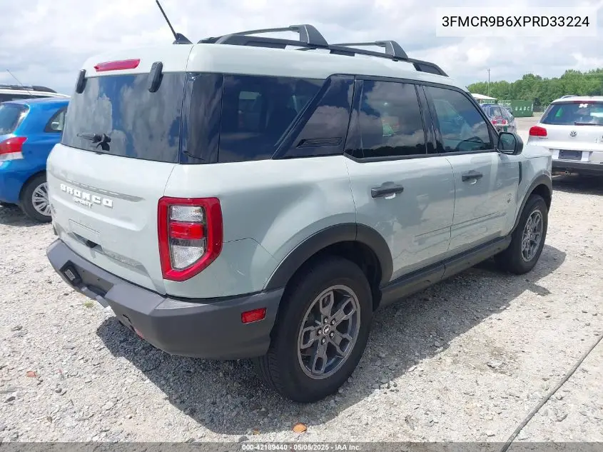 2023 Ford Bronco Sport Big Bend VIN: 3FMCR9B6XPRD33224 Lot: 42189440