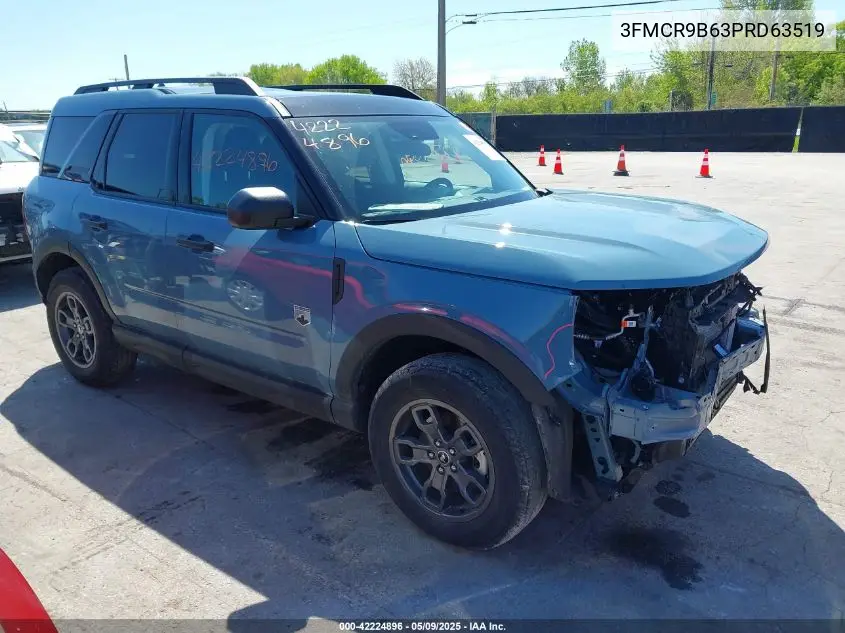2023 Ford Bronco Sport Big Bend VIN: 3FMCR9B63PRD63519 Lot: 42224896