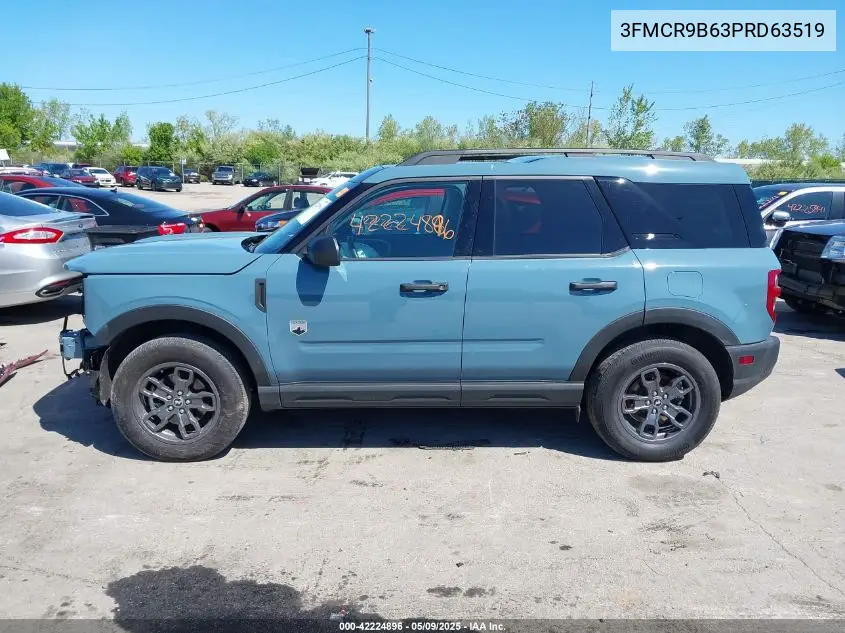 2023 Ford Bronco Sport Big Bend VIN: 3FMCR9B63PRD63519 Lot: 42224896