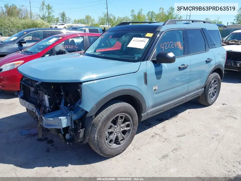 2023 Ford Bronco Sport Big Bend VIN: 3FMCR9B63PRD63519 Lot: 42224896