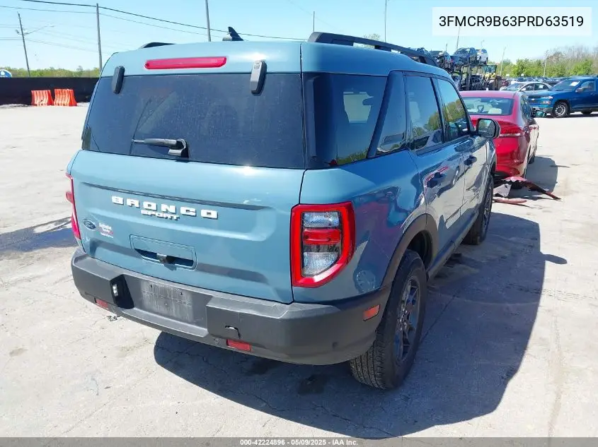 2023 Ford Bronco Sport Big Bend VIN: 3FMCR9B63PRD63519 Lot: 42224896