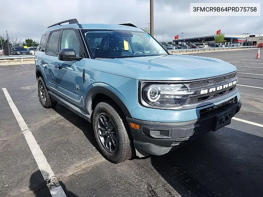 2023 Ford Bronco Sport Big Bend VIN: 3FMCR9B64PRD75758 Lot: 42240480