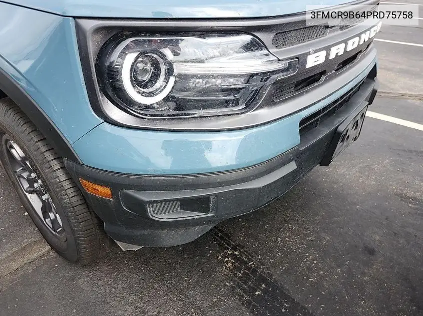 2023 Ford Bronco Sport Big Bend VIN: 3FMCR9B64PRD75758 Lot: 42240480