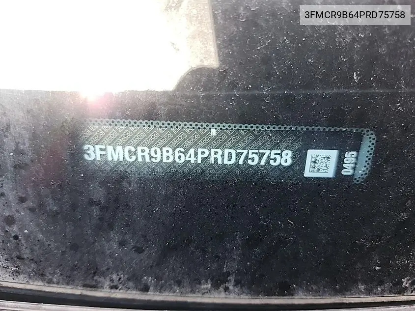 2023 Ford Bronco Sport Big Bend VIN: 3FMCR9B64PRD75758 Lot: 42240480