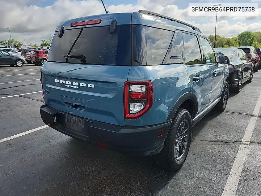 2023 Ford Bronco Sport Big Bend VIN: 3FMCR9B64PRD75758 Lot: 42240480