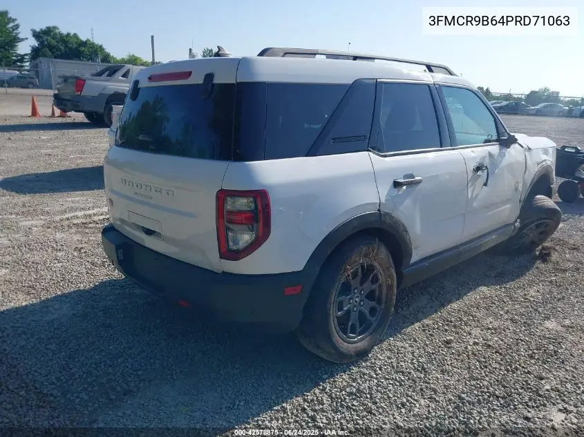 2023 Ford Bronco Sport Big Bend VIN: 3FMCR9B64PRD71063 Lot: 42578875