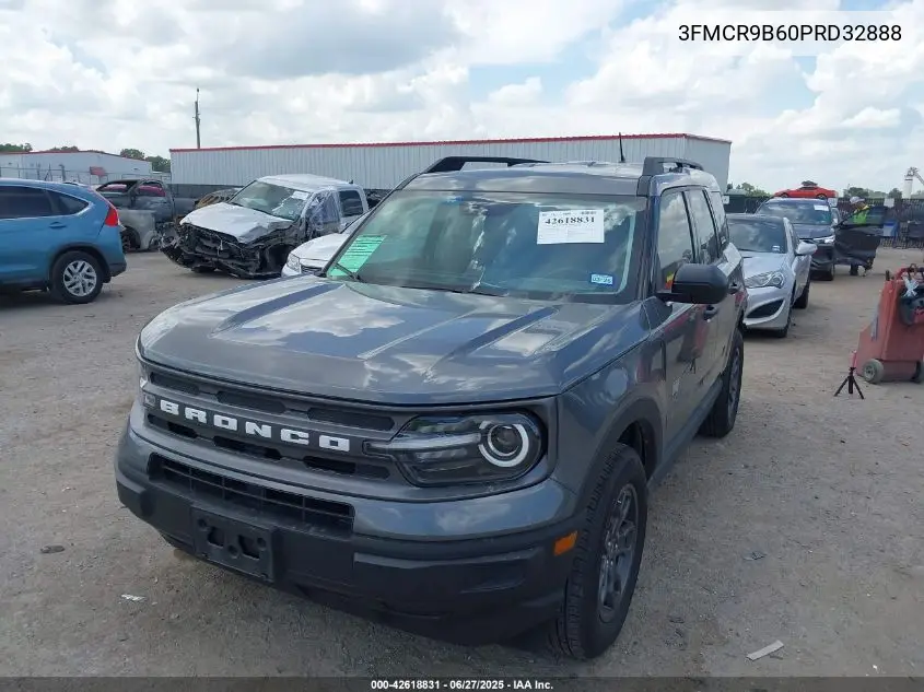 2023 Ford Bronco Sport Big Bend VIN: 3FMCR9B60PRD32888 Lot: 42618831