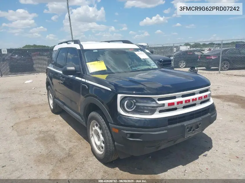 2023 Ford Bronco Sport Heritage VIN: 3FMCR9G62PRD07242 Lot: 42626732
