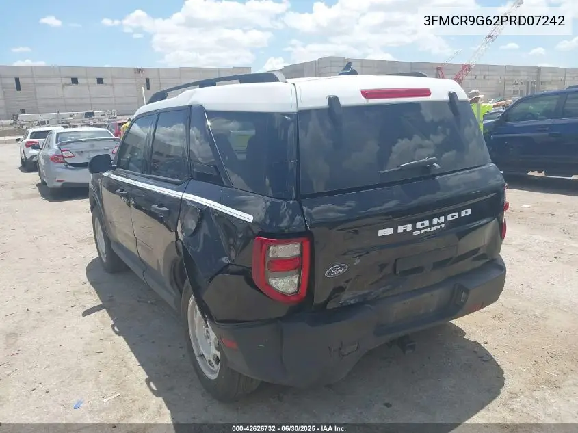 2023 Ford Bronco Sport Heritage VIN: 3FMCR9G62PRD07242 Lot: 42626732