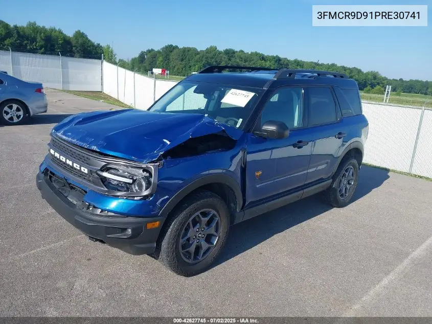 2023 Ford Bronco Sport Badlands VIN: 3FMCR9D91PRE30741 Lot: 42627745