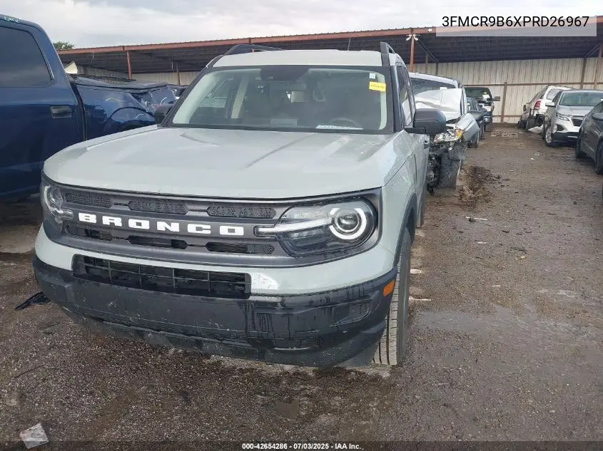 2023 Ford Bronco Sport Big Bend VIN: 3FMCR9B6XPRD26967 Lot: 42654286