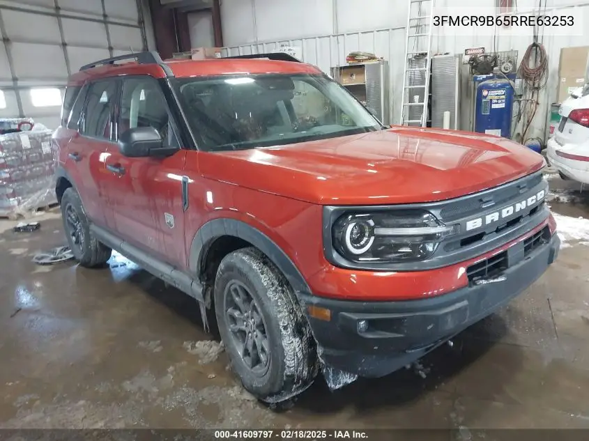 2024 Ford Bronco Sport Big Bend VIN: 3FMCR9B65RRE63253 Lot: 41609797