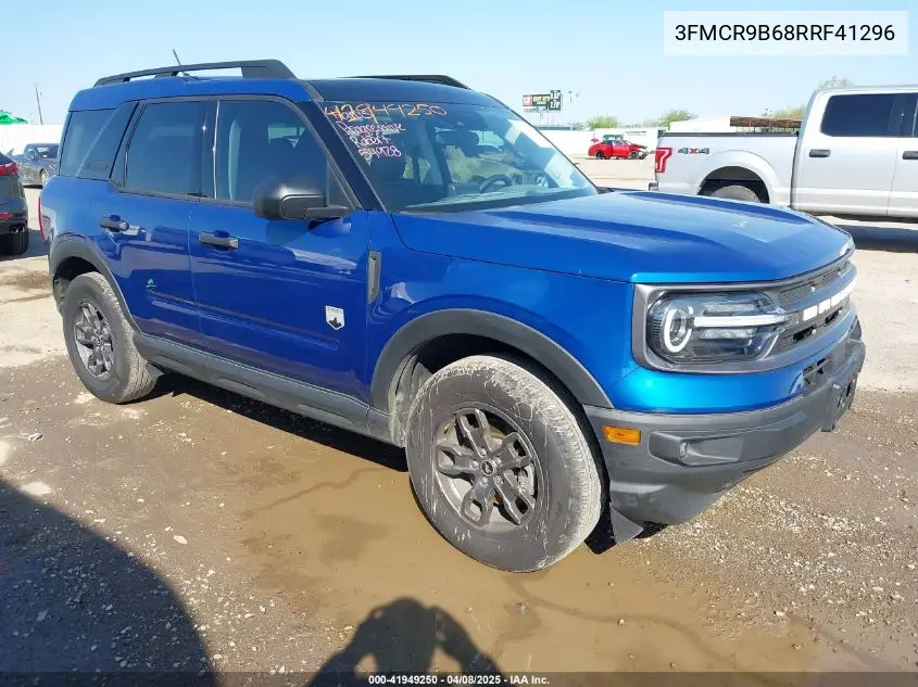 2024 Ford Bronco Sport Big Bend VIN: 3FMCR9B68RRF41296 Lot: 41949250