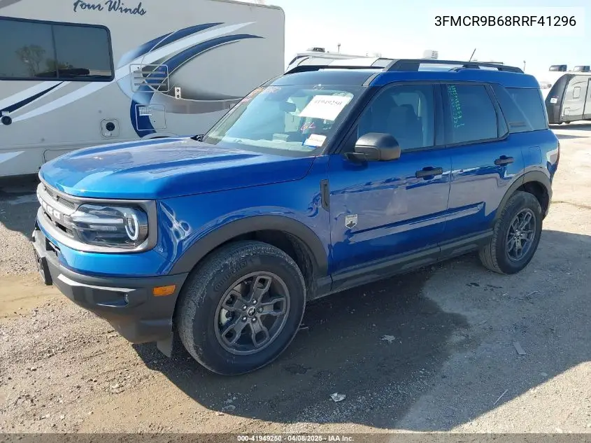 2024 Ford Bronco Sport Big Bend VIN: 3FMCR9B68RRF41296 Lot: 41949250