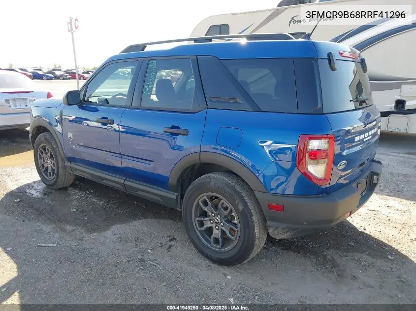 2024 Ford Bronco Sport Big Bend VIN: 3FMCR9B68RRF41296 Lot: 41949250