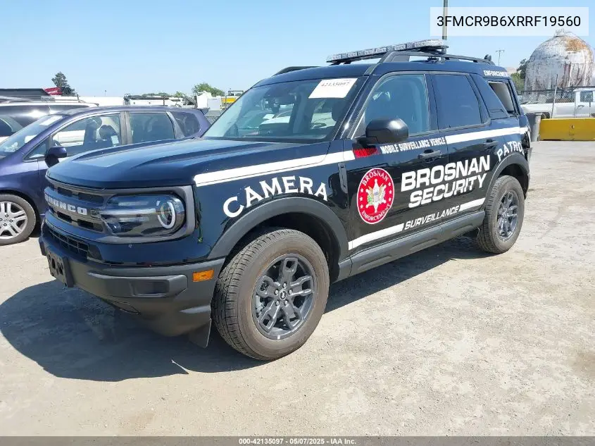 2024 Ford Bronco Sport Big Bend VIN: 3FMCR9B6XRRF19560 Lot: 42135097