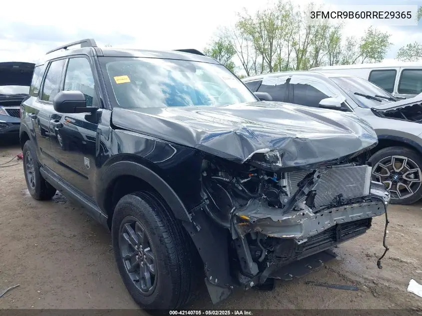 2024 Ford Bronco Sport Big Bend VIN: 3FMCR9B60RRE29365 Lot: 42140705